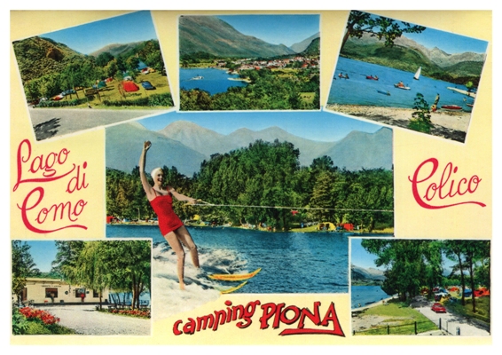 cartolina storica como lake